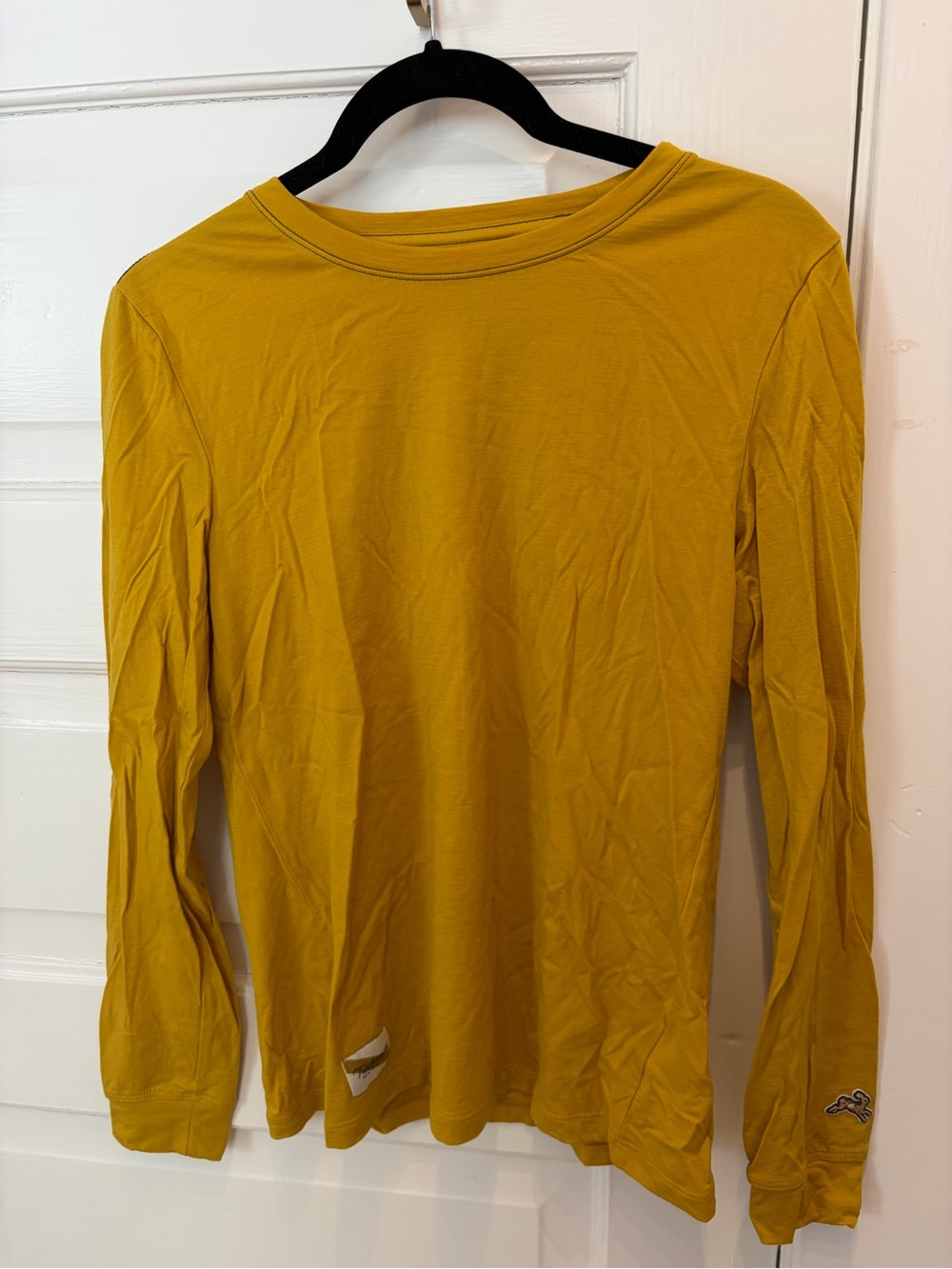 Tracksmith Women's Long-Sleeve Tee - Mustard